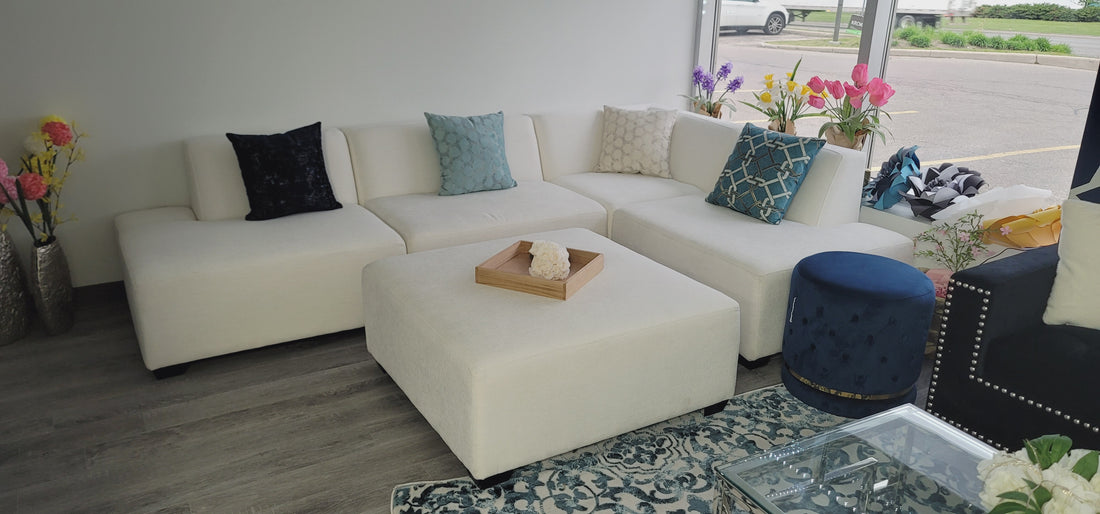 Luxury Modular Sectional Sofa - Choose From 2 Color Options at Checkout