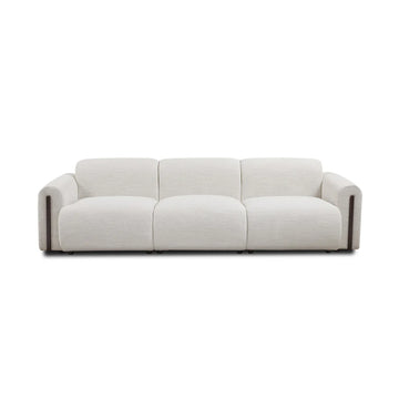 ETON LUXE 4 SEATER GREY FABRIC SOFA
