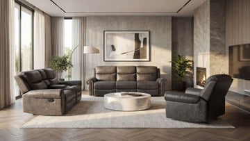 Comfy Manual Recliner in Grey