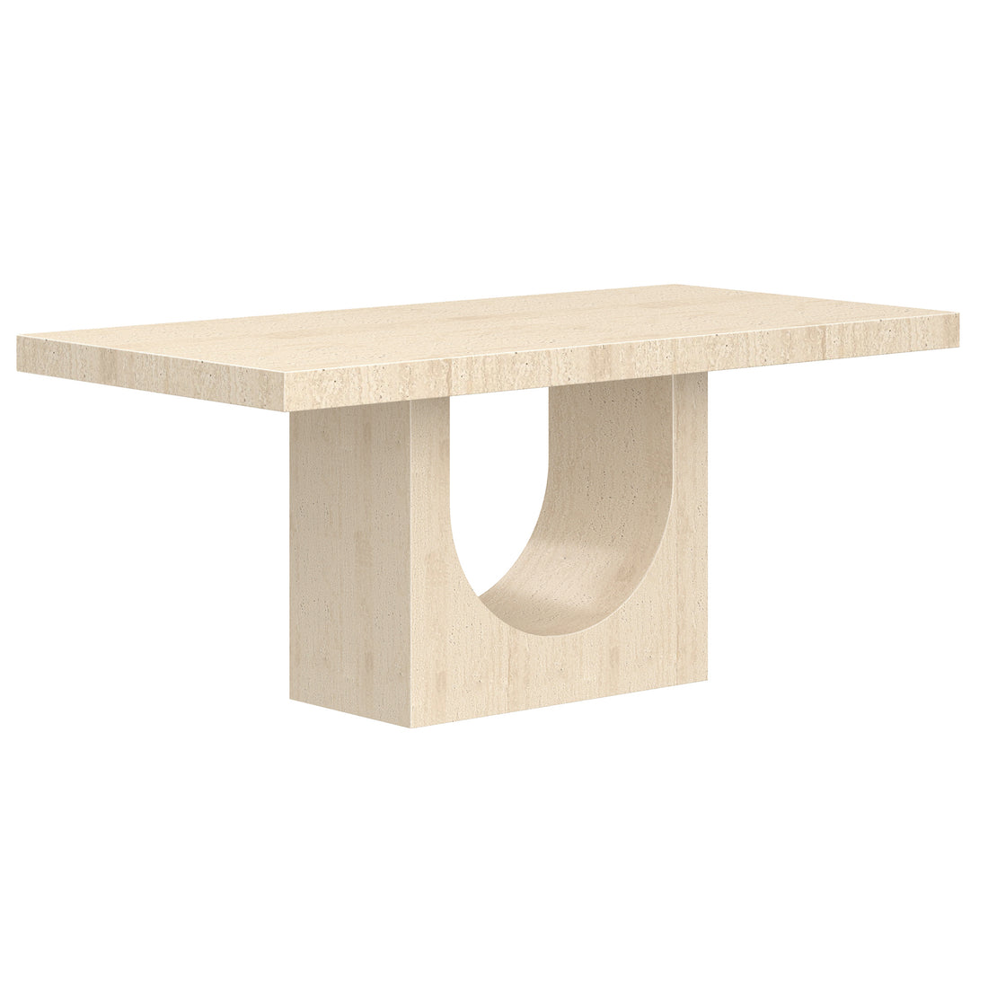 Aurelia Dining Table in Travertine