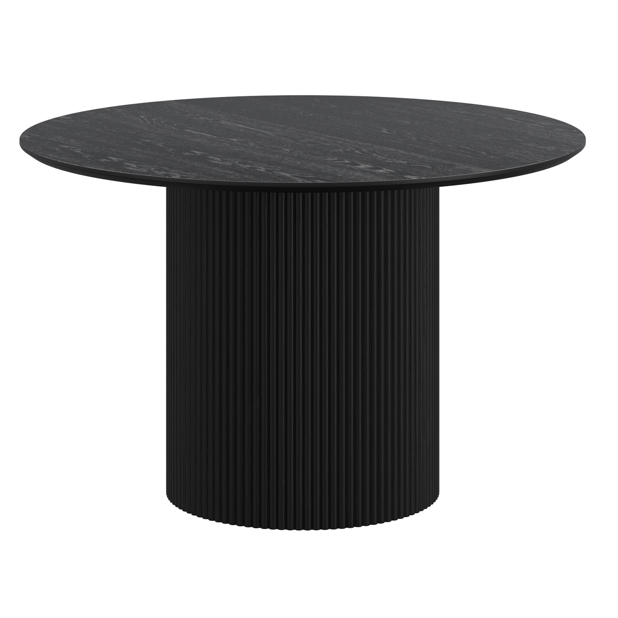 Tovas Round Dining Table in Black