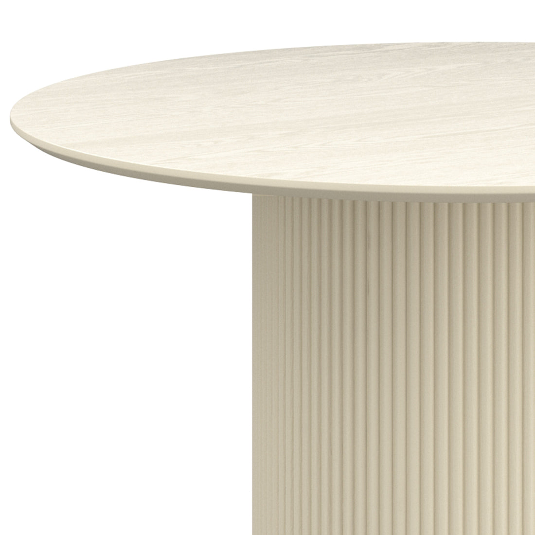 Tovas Round Dining Table in Ivory