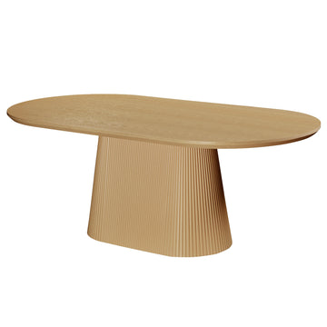 Tovas Oval Dining Table In Natural