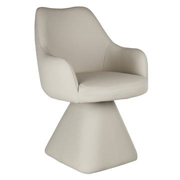 Prese Dining Chair in Beige PU Leather