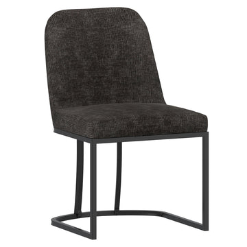 Dario Dining Chair, Set of 2 in Charcoal