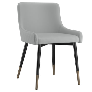 Xander Dining Chair, set of 2, in Light Grey and Black