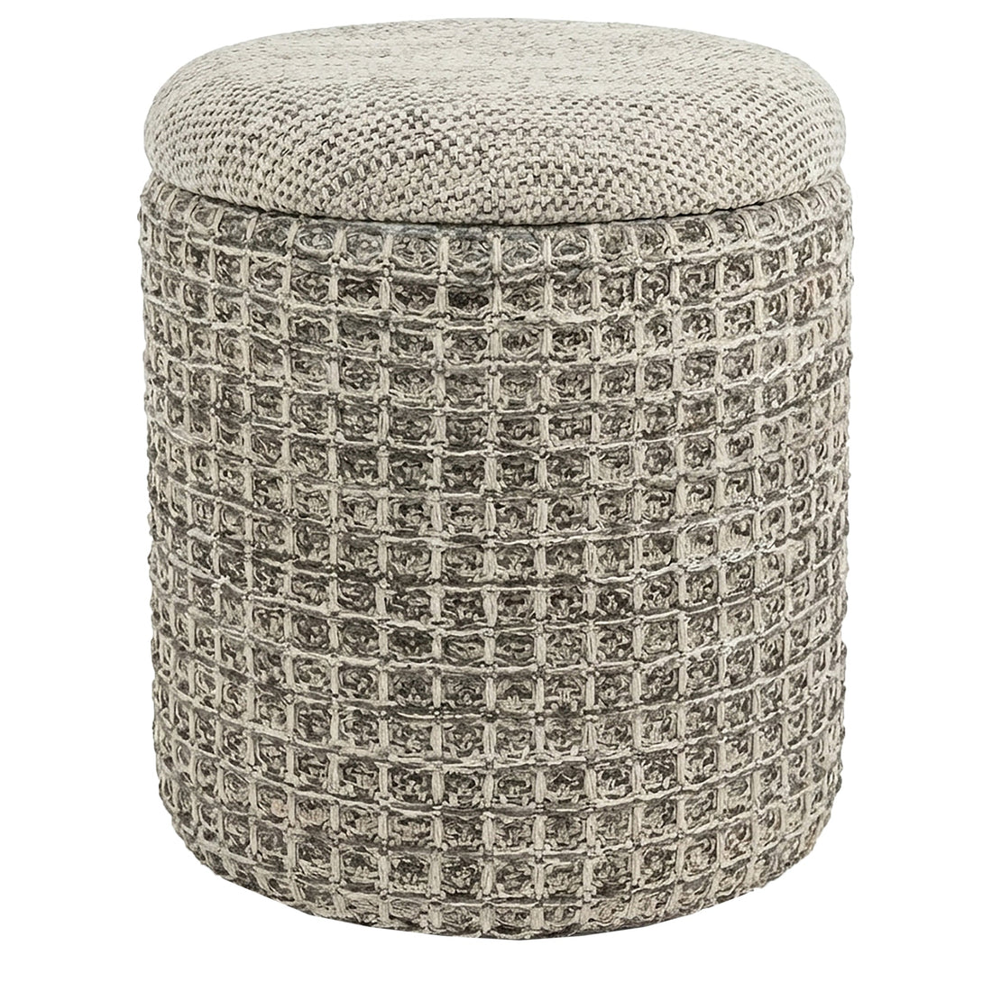 Circle Ottoman With Storage