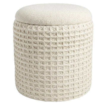 Circle Ottoman With Storage