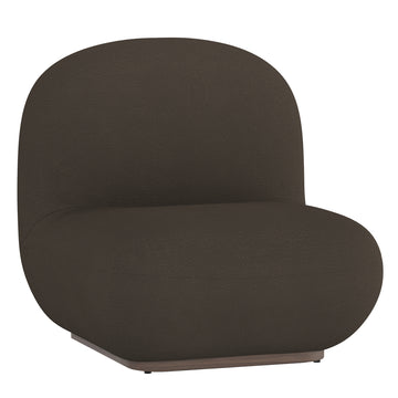 Zilano Accent Chair in Charcoal Boucle Fabric