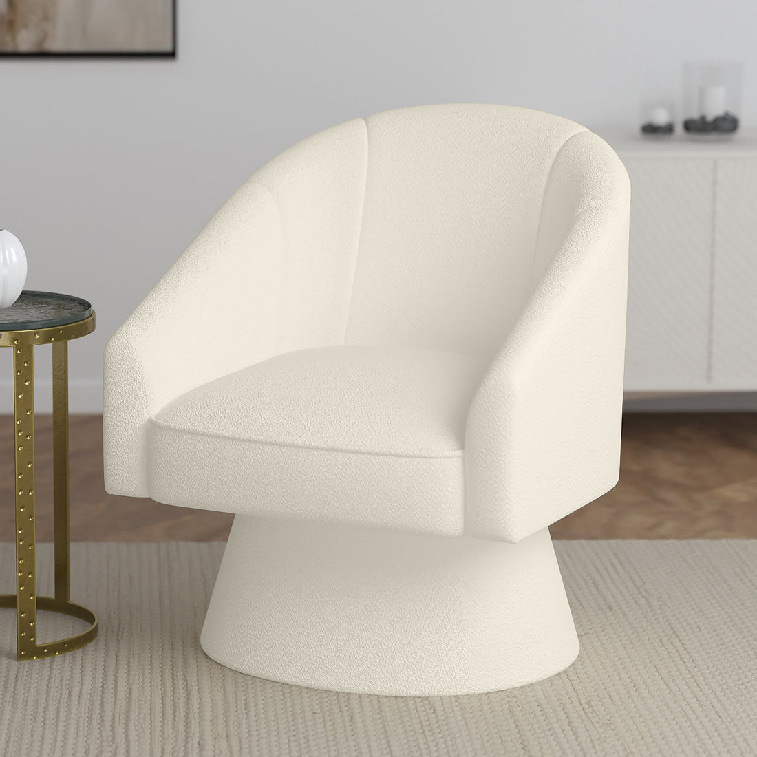 White Accent Chair