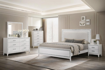 Pearl Bedroom Set In White