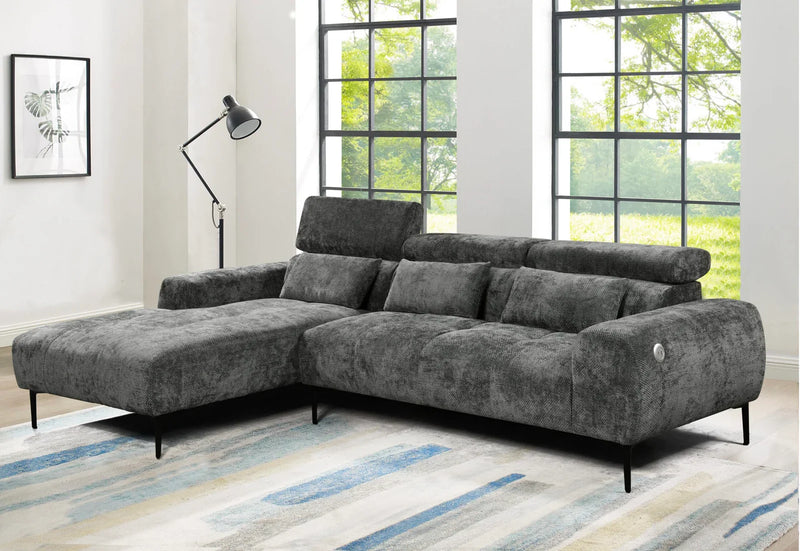 Modern Sofa with Adjustable Headrest