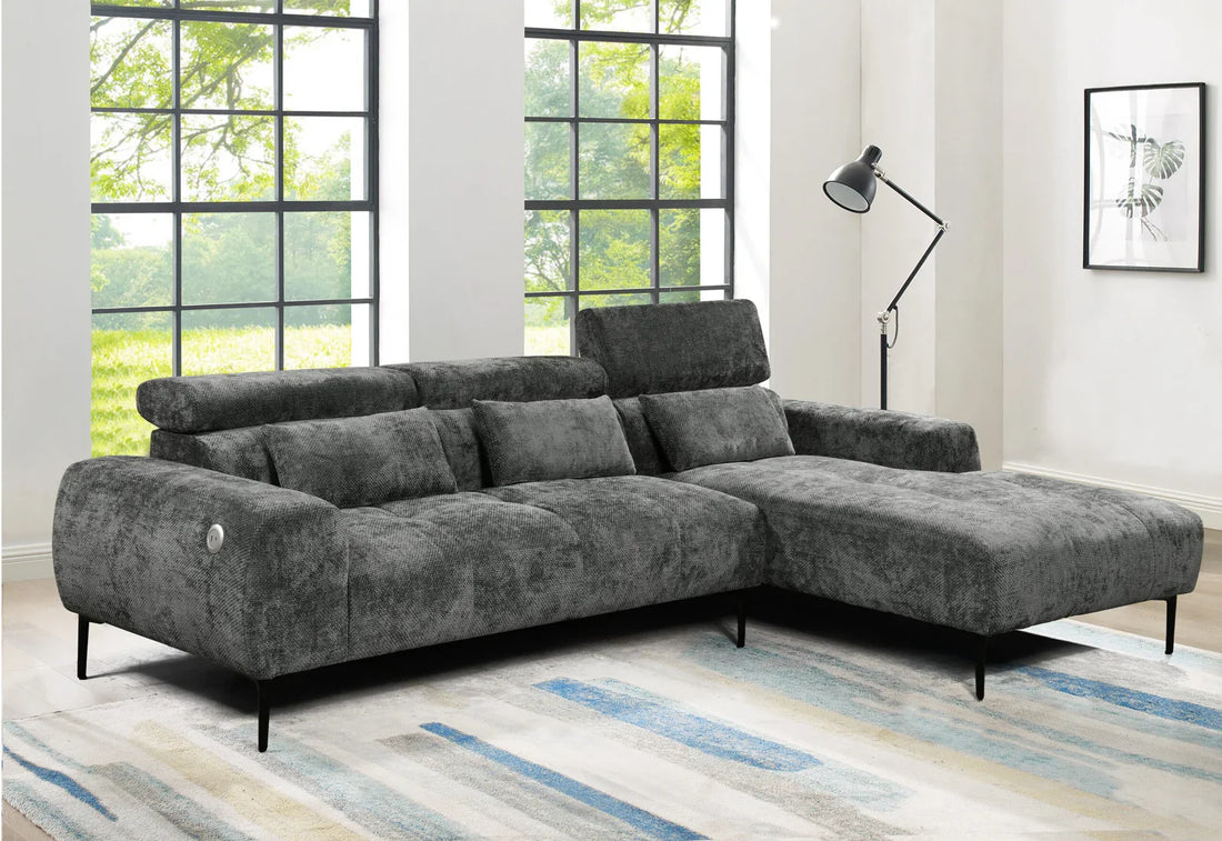 Modern Sofa with Adjustable Headrest