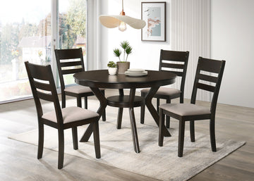 5-Piece Solid Wood Dining Set