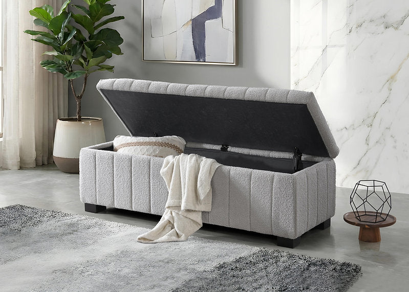 Grey Ottoman