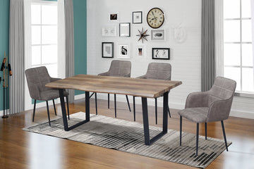 Live Edge 7 pc Dining Set